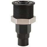 Spectrum Series Thermoplastic Coupler, Valved with Panel Mount and Female Pipe Thread